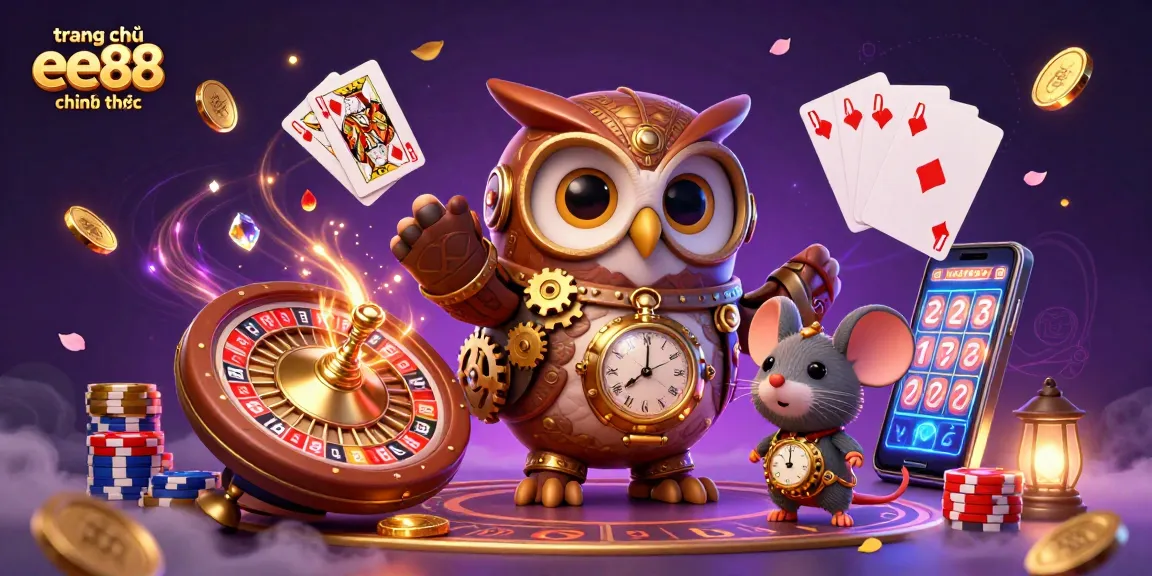 Engage with the thrilling world of trang chủ ee88 chỉnh thức, showcasing vibrant casino elements and action-packed gaming energy.
