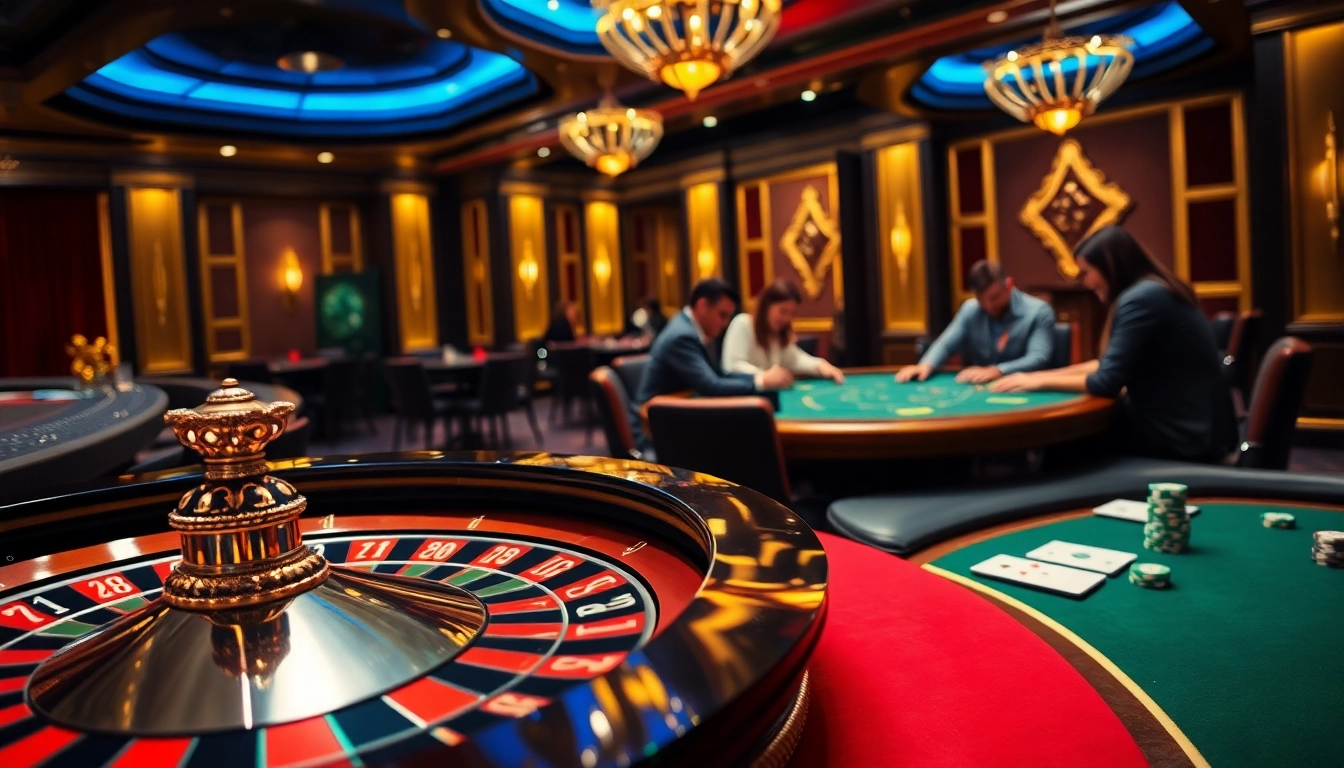 Engaged players experience thrilling gaming at tg88's vibrant casino table.