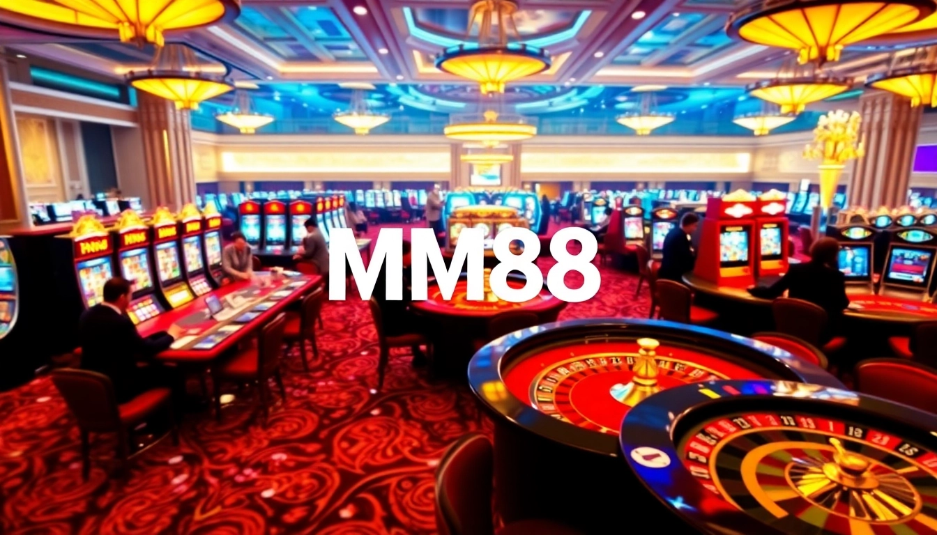 Exciting players engaging in games at https://mm88.it.com/ casino tables, showcasing a vibrant gambling environment.