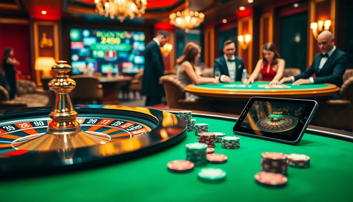 Experience thrilling casino gaming with https://8day.reisen/, showcasing roulette, poker chips, and blackjack action.