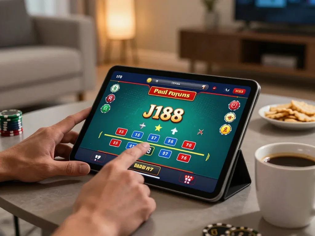 Engaging gameplay in J188 app showing live blackjack for strategic online gamers