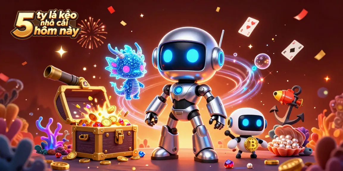 Experience exciting betting with tỷ lệ kèo nhà cái 5 hôm nay in a vibrant casino scene.