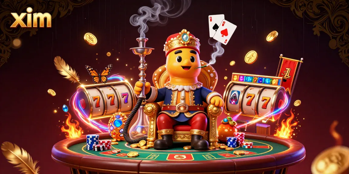 Experience thrilling action with xim as characters engage in high-stakes poker surrounded by vibrant casino elements.