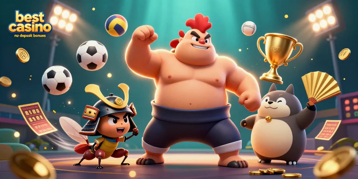Check out the best casino no deposit bonuses with exciting 3D characters and vibrant casino elements.