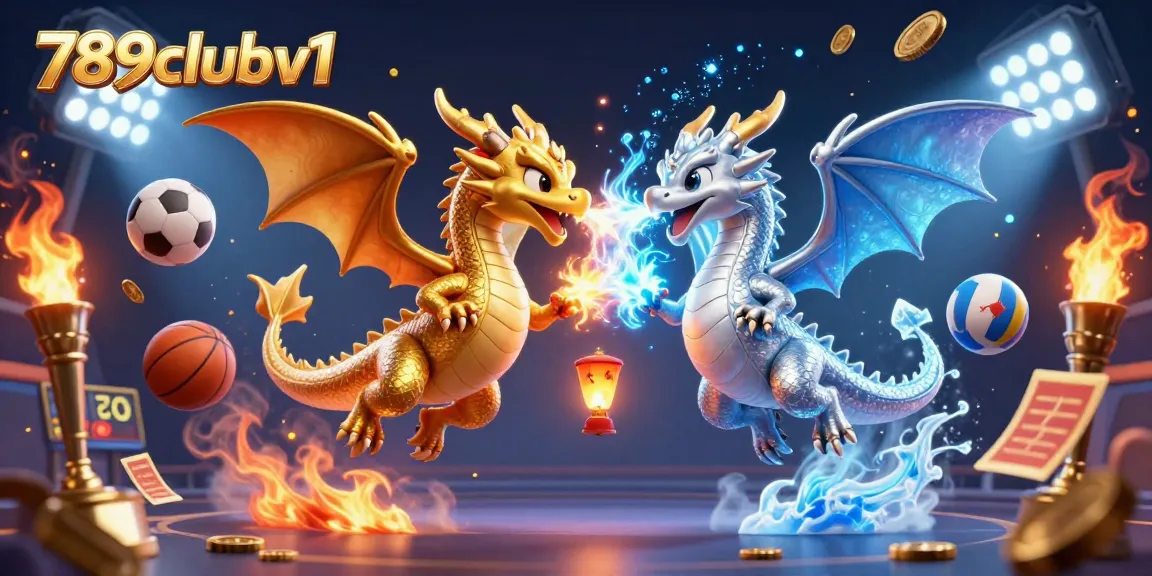 Engage with 789clubv1's exciting dragon duel in a vibrant casino atmosphere.