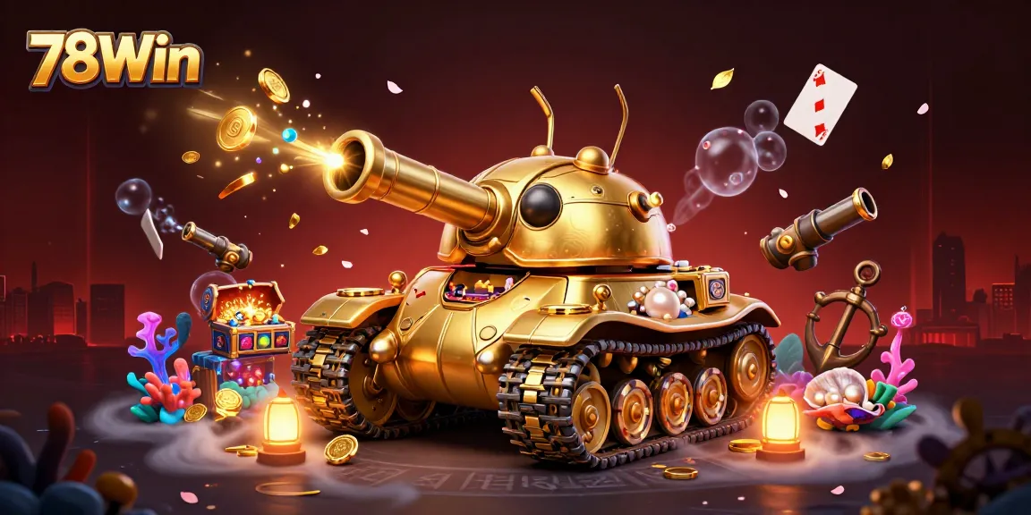 Engage in winning strategies at 78Win's exciting miniature casino within a golden beetle tank
